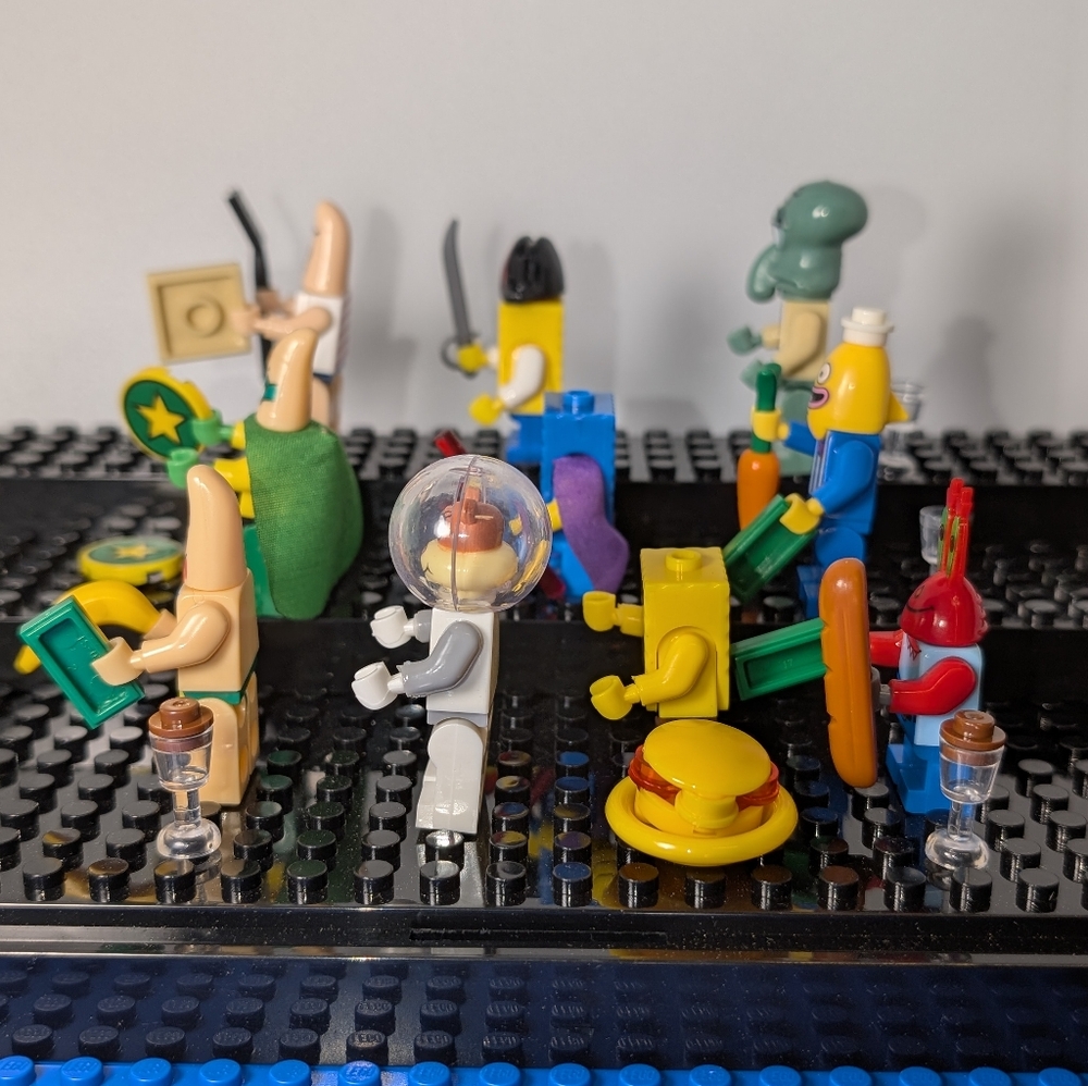 10 Minifigures-SpongeBob SquarePants Nickolodeon Building Block Toy Patrick Star - Picture 4 of 10